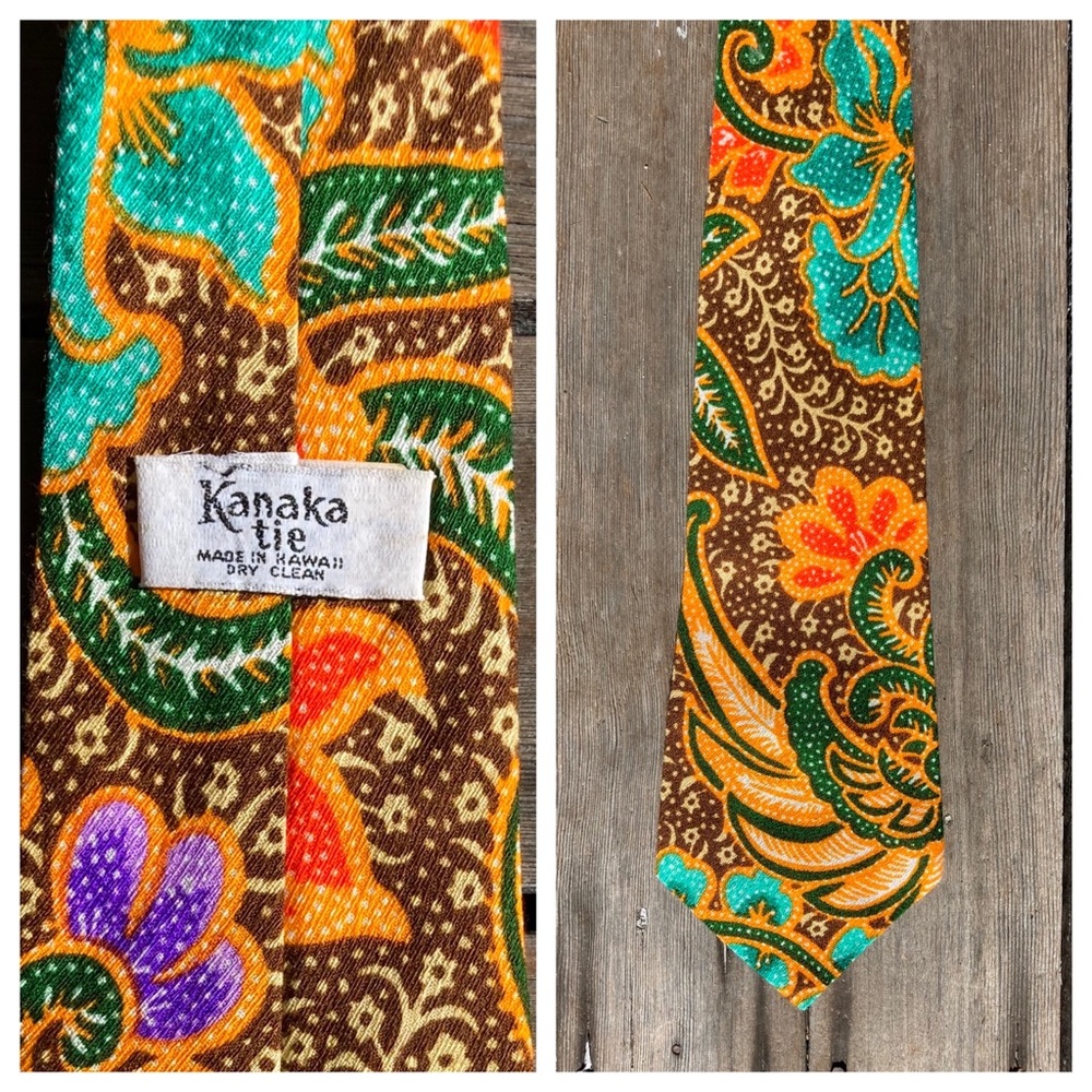 Vintage Kanaka Hawaiian Tie